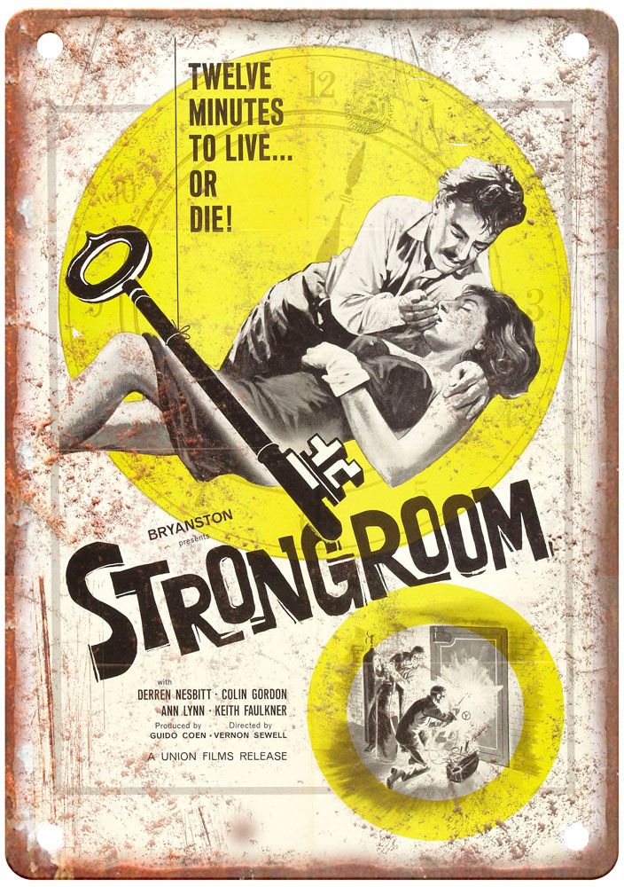 Strongroom Vintage Movie Poster Old Retro Look Metal Sign