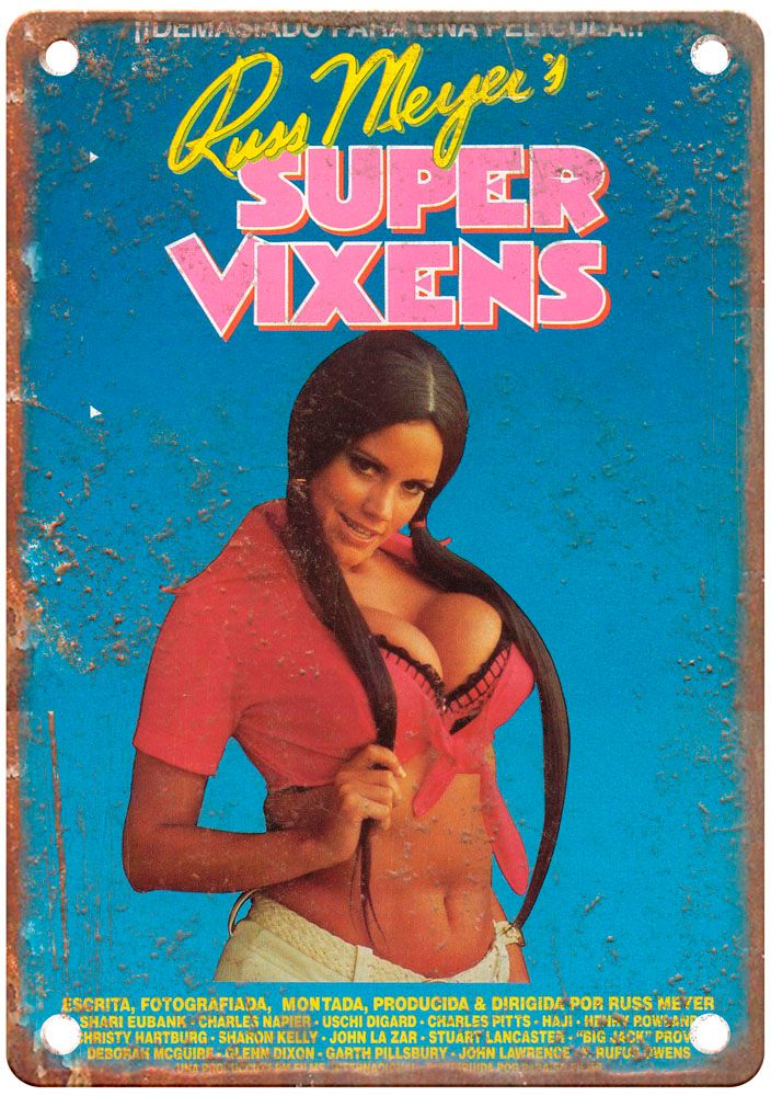 Supervixens Vintage Movie Poster Old Retro Look Metal Sign