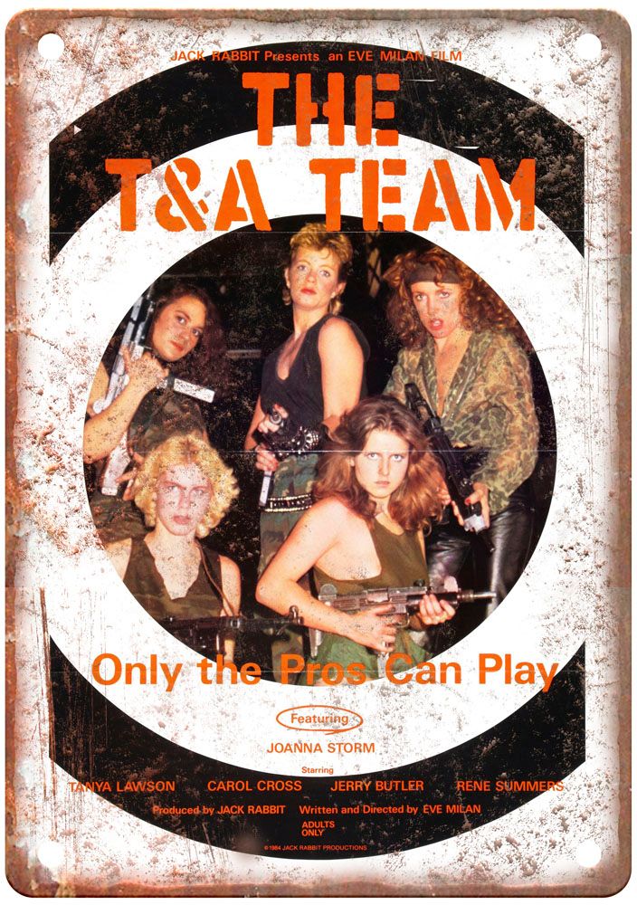 T A Team Vintage Movie Poster Old Retro Look Metal Sign