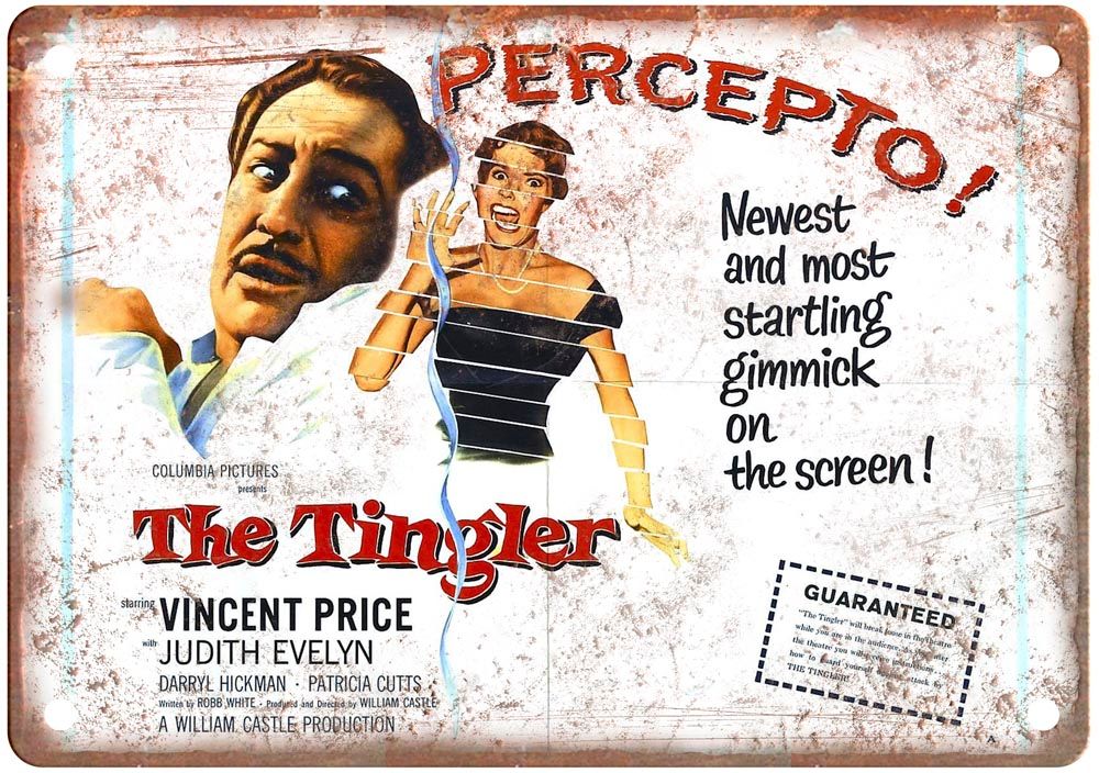 Tingler Vintage Movie Poster Old Retro Look Metal Sign