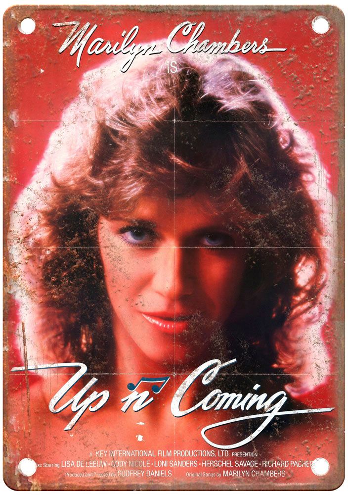 Up N Coming Vintage Movie Poster Old Retro Look Metal Sign