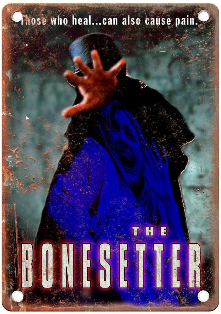 Bonesetter Vintage Movie Poster Old Retro Look Metal Sign