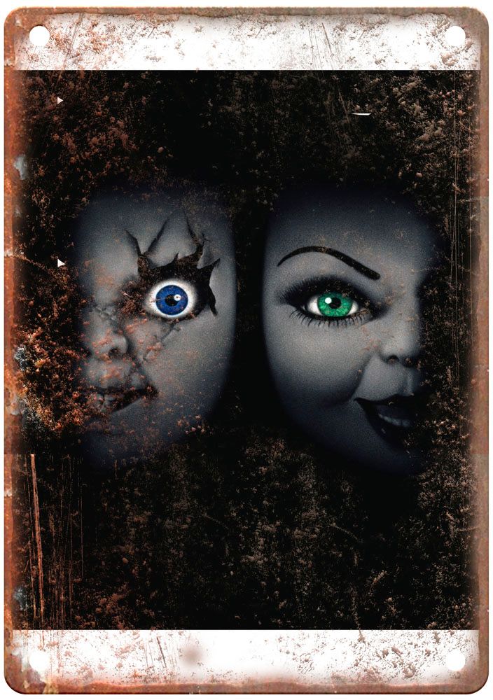 Bride Of Chucky Vintage Movie Poster Old Retro Look Metal Sign