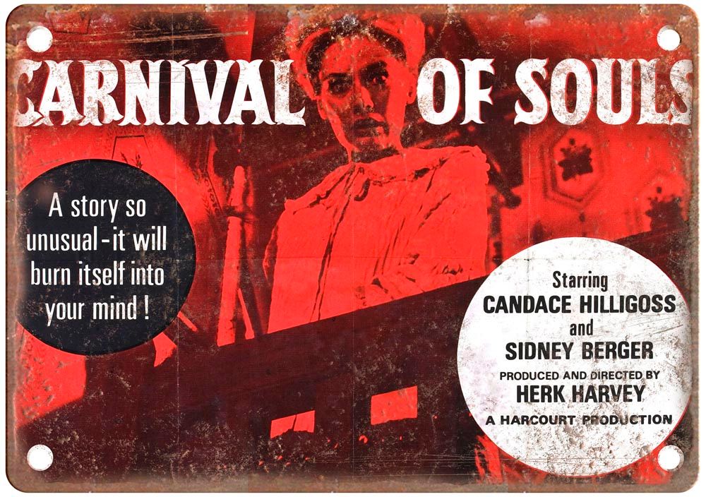 Carnival Of Souls Vintage Movie Poster Old Retro Look Metal Sign