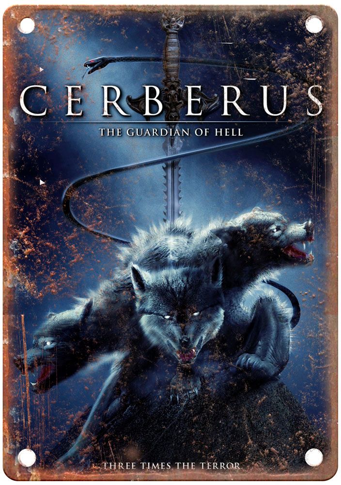 Cerberus Vintage Movie Poster Old Retro Look Metal Sign