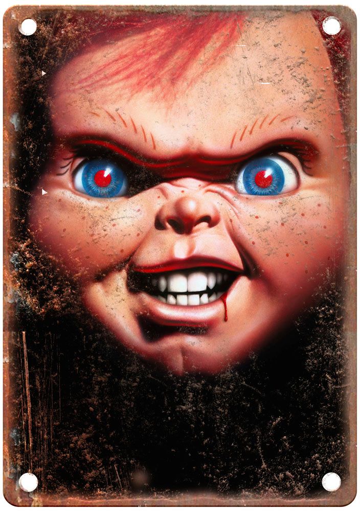 Childs Play 3 Vintage Movie Poster Old Retro Look Metal Sign