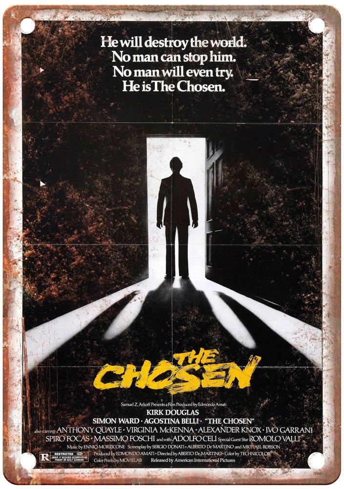 Chosen 1977 Vintage Movie Poster Old Retro Look Metal Sign