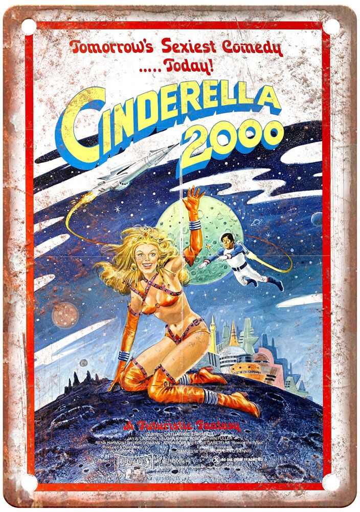 Cinderella 2000 Vintage Movie Poster Old Retro Look Metal Sign