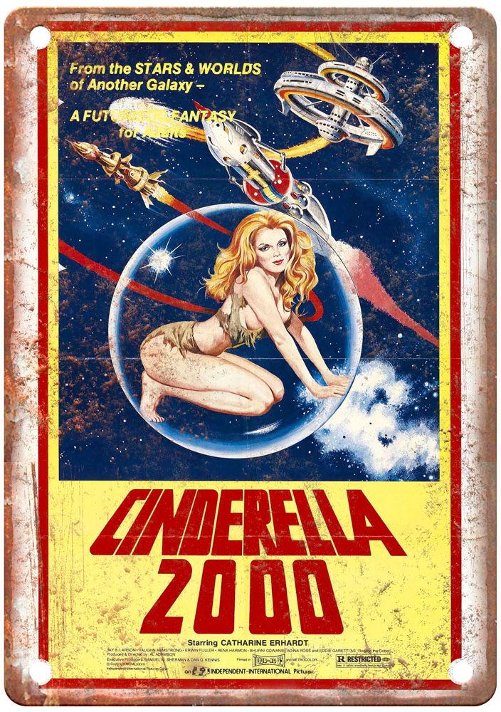 Cinderella 2000 Vintage Movie Poster Old Retro Look Metal Sign