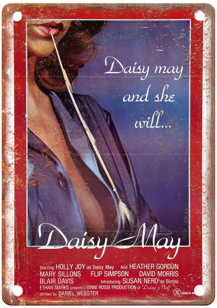 Daisy May Vintage Movie Poster Old Retro Look Metal Sign