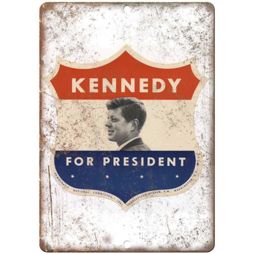 Kennedy Democratic National Committee Flyer 10"X7" Reproduction Metal Sign ZC12