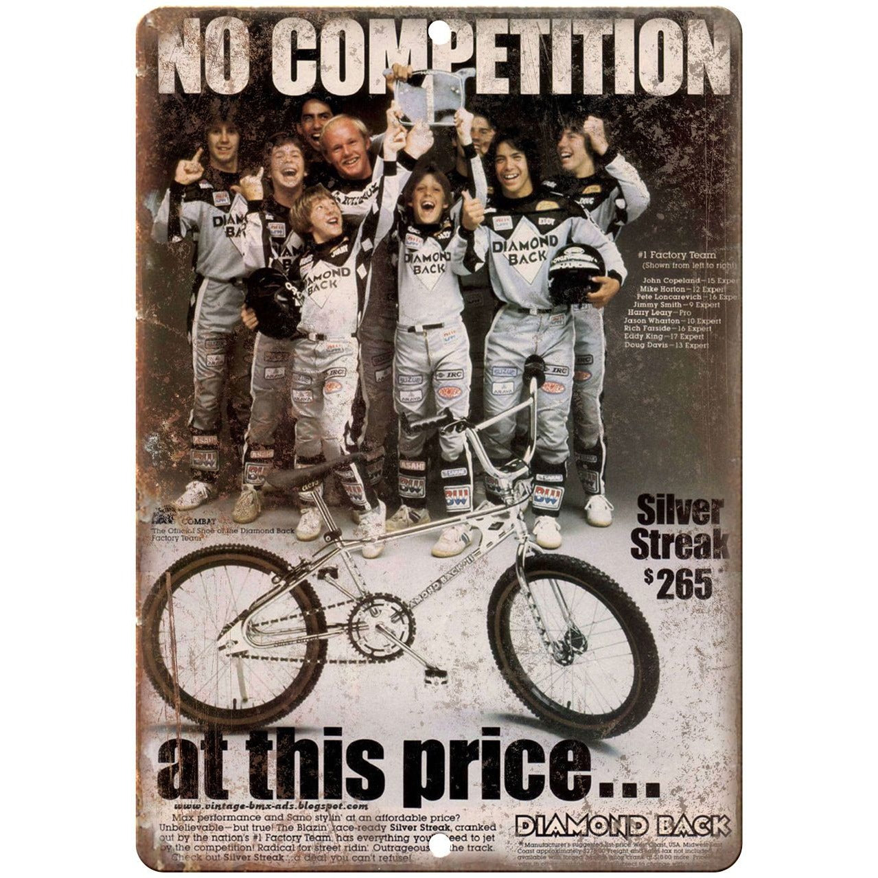 Silver Streak Diamondback Freestyle Bike 1983 Diamondback Silver