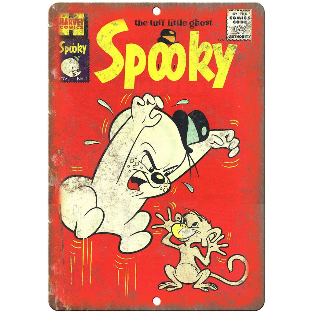 Spooky The Guff Little Ghost Harvey Comics 10" X 7" Reproduction Metal Sign J202