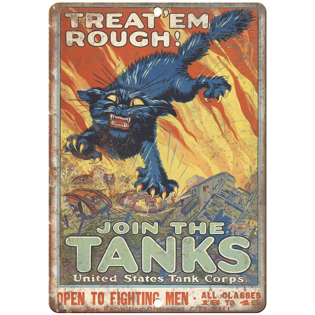 Cos Tank Signs RARE United States Tank Corps 9