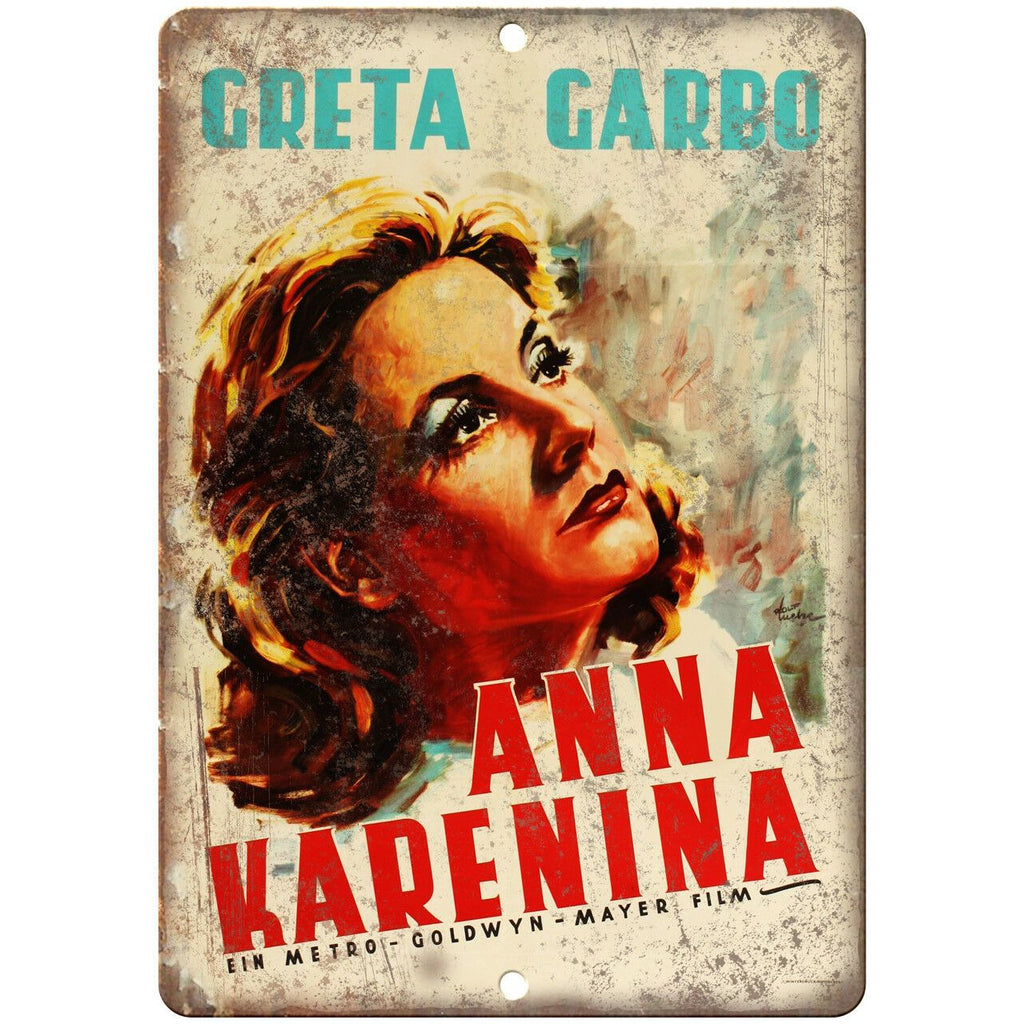 Anna Karenina Greta Garbo Movie Poster 10" X 7" Reproduction Metal Sign I122