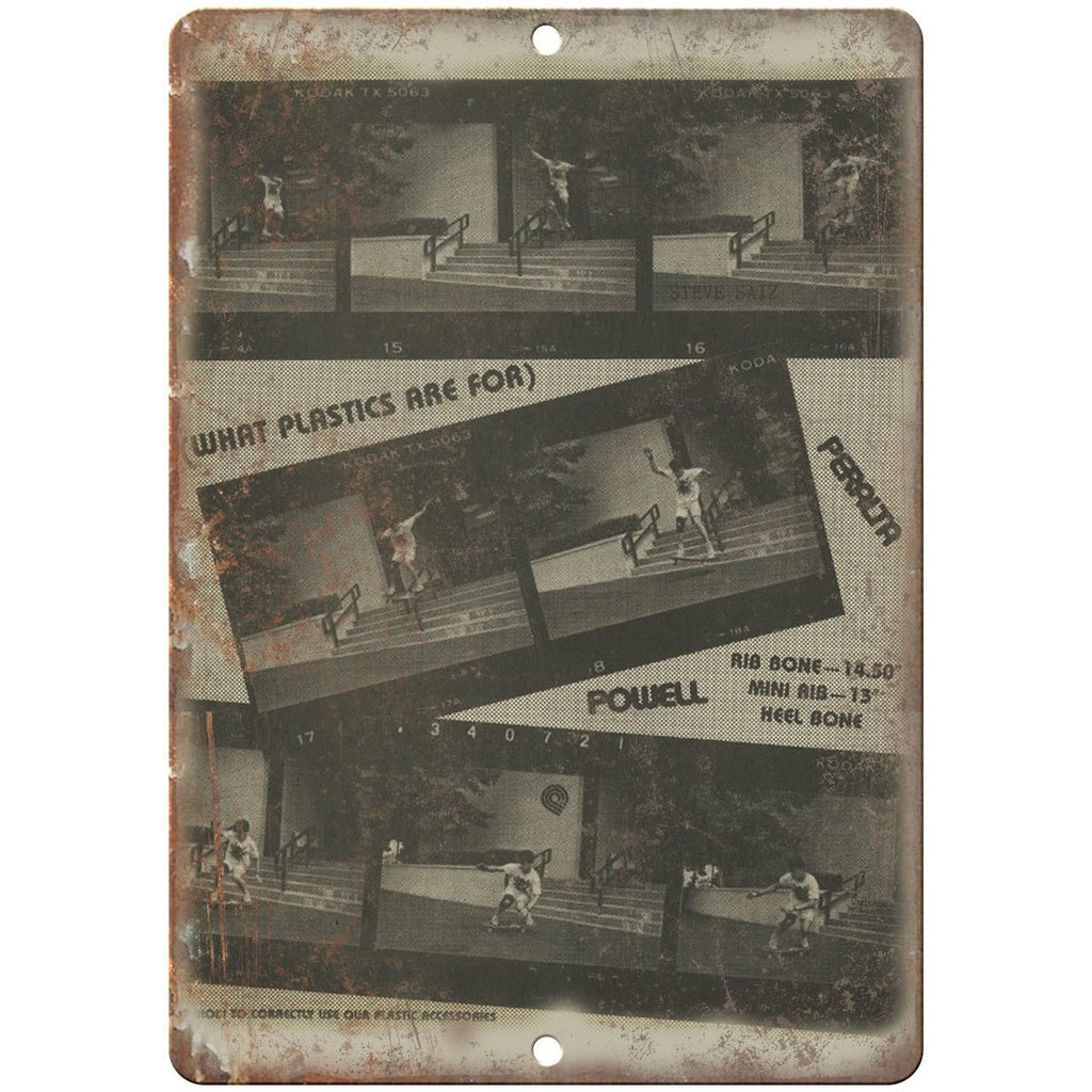Powell Peralta Bones Brigade Mini Air Hell Bone 10" x 7" Reproduction Metal Sign