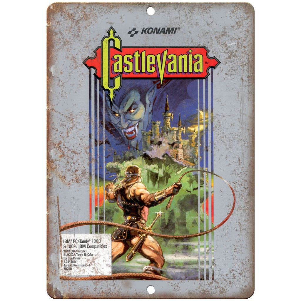 Castlevania Sign Nintendo Konami Castlevania Gaming 9