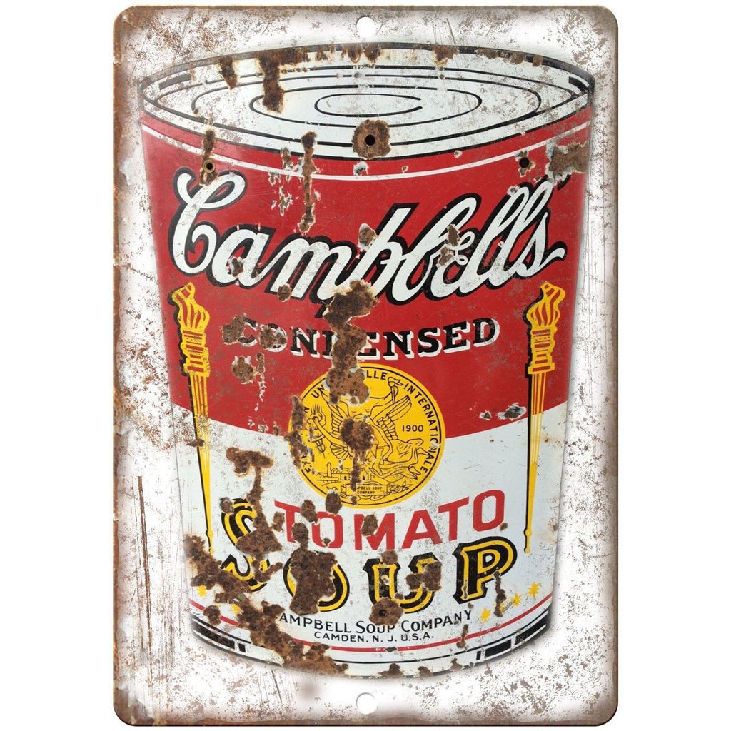 Campbells Tomato Soup Porcelain Look Reproduction Metal Sign U118