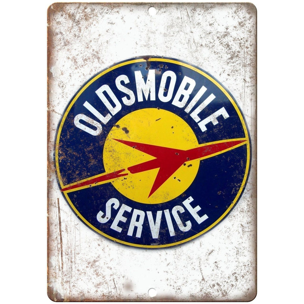 Oldsmobile Service Porcelain Look Reproduction Metal Sign U141