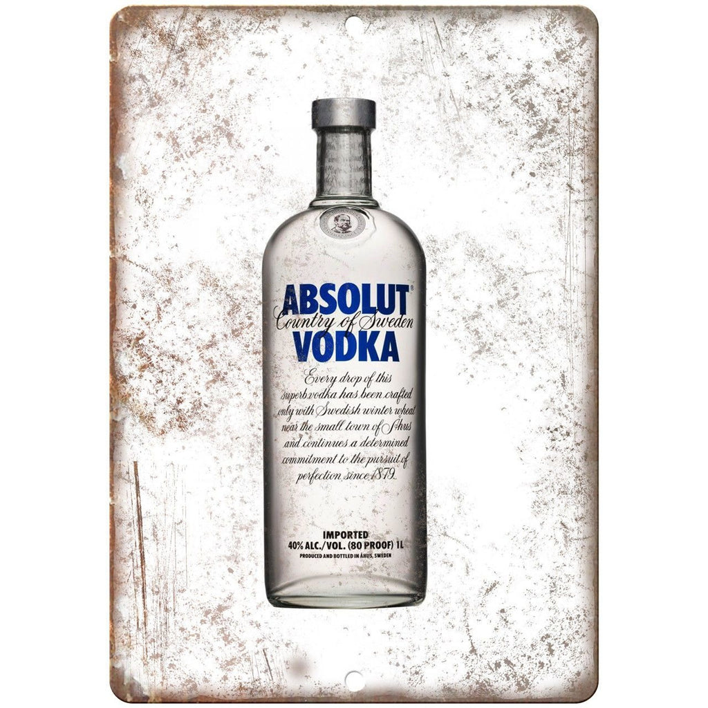 Absolut Vodka Vintage Liquor Ad Reproduction Metal Sign E104