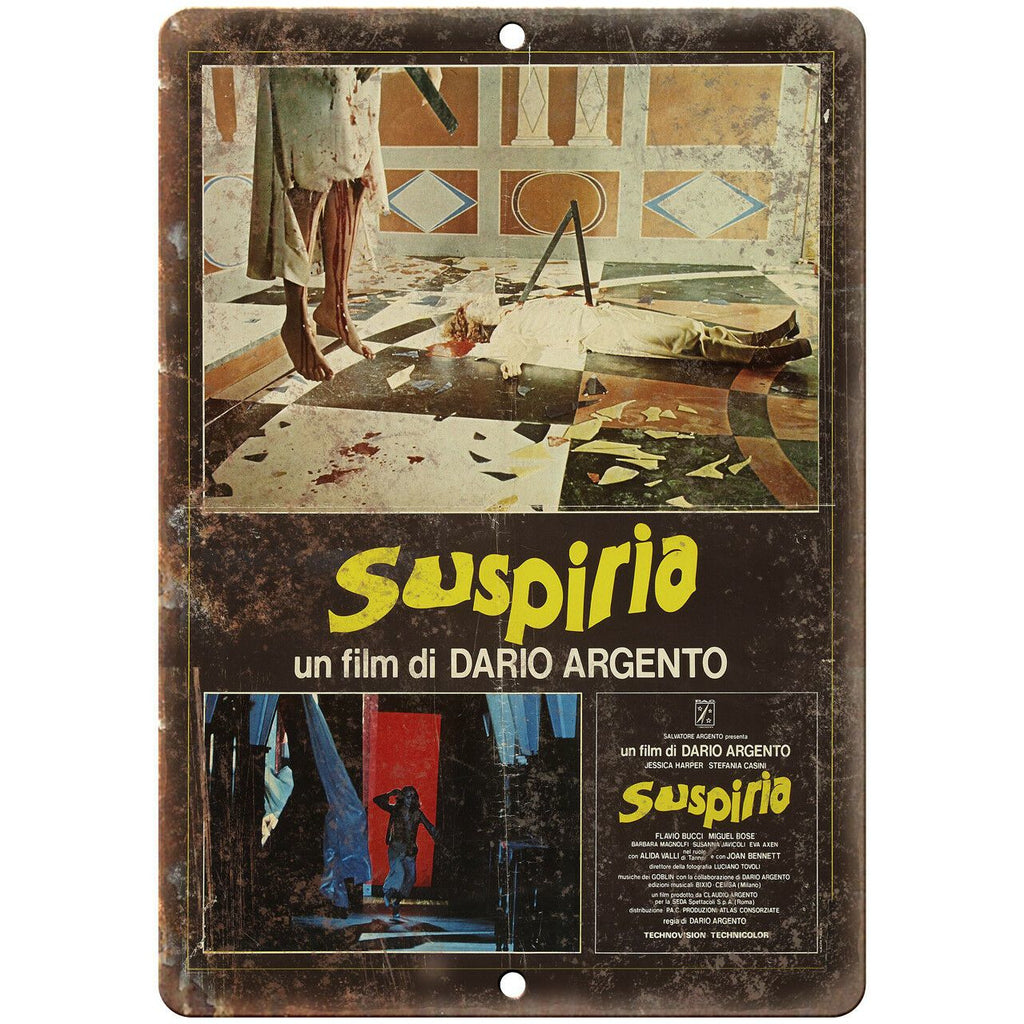 Suspiria Vintage Movie Poster Art 10" X 7" Reproduction Metal Sign I173