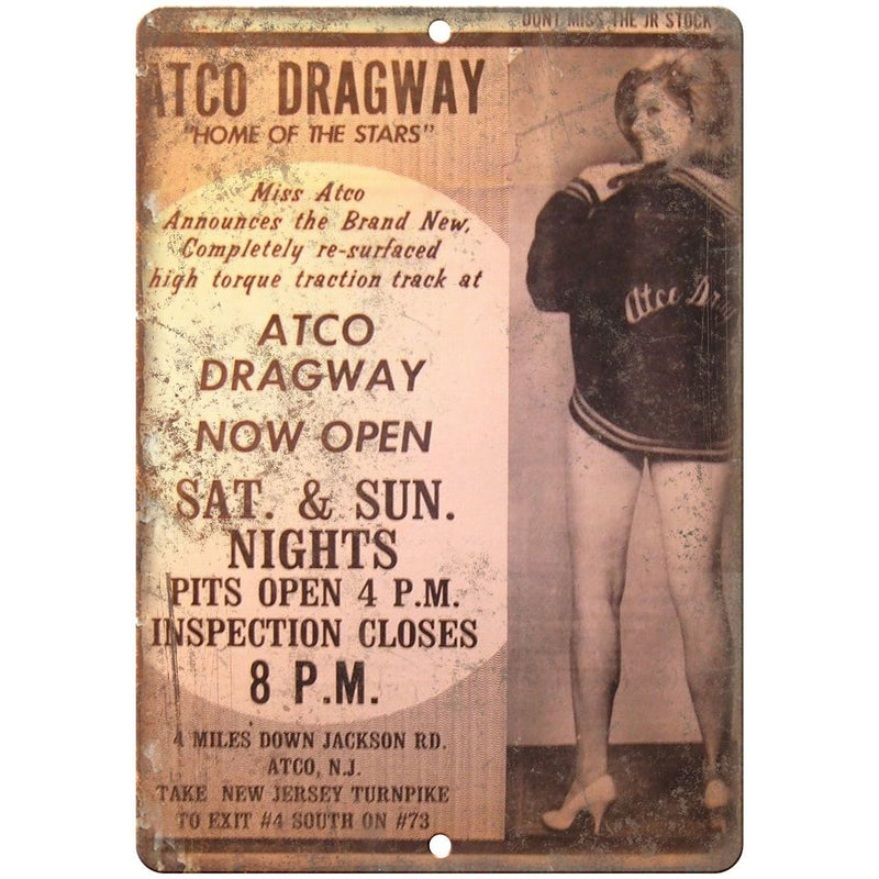 Atco Dragway, stock car races, funny car, midget car 10