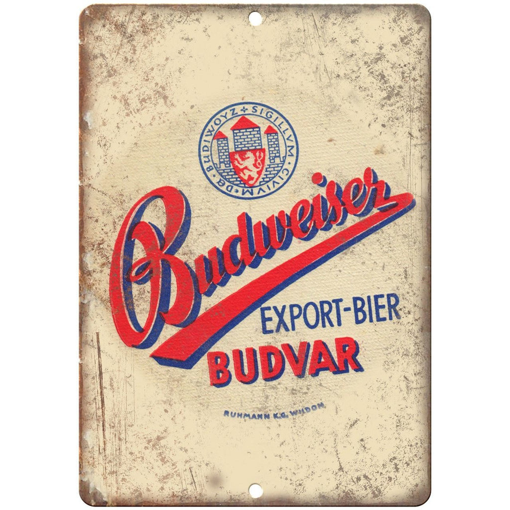Budweiser Beer Man Cave D√©cor Vintage Ad Reproduction Metal Sign E130