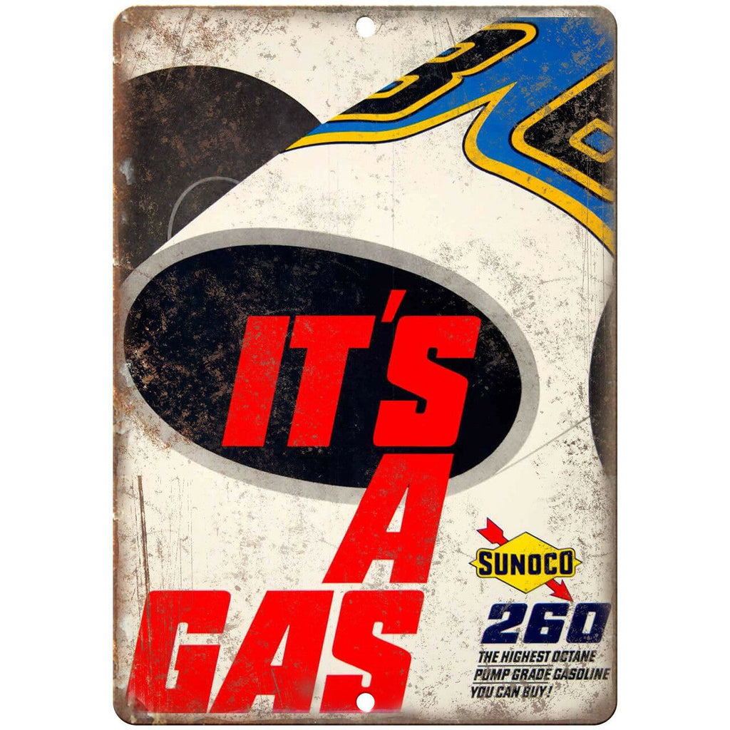 Sunoco 260 Motor Oil Vintage Ad 10" X 7" Reproduction Metal Sign A840