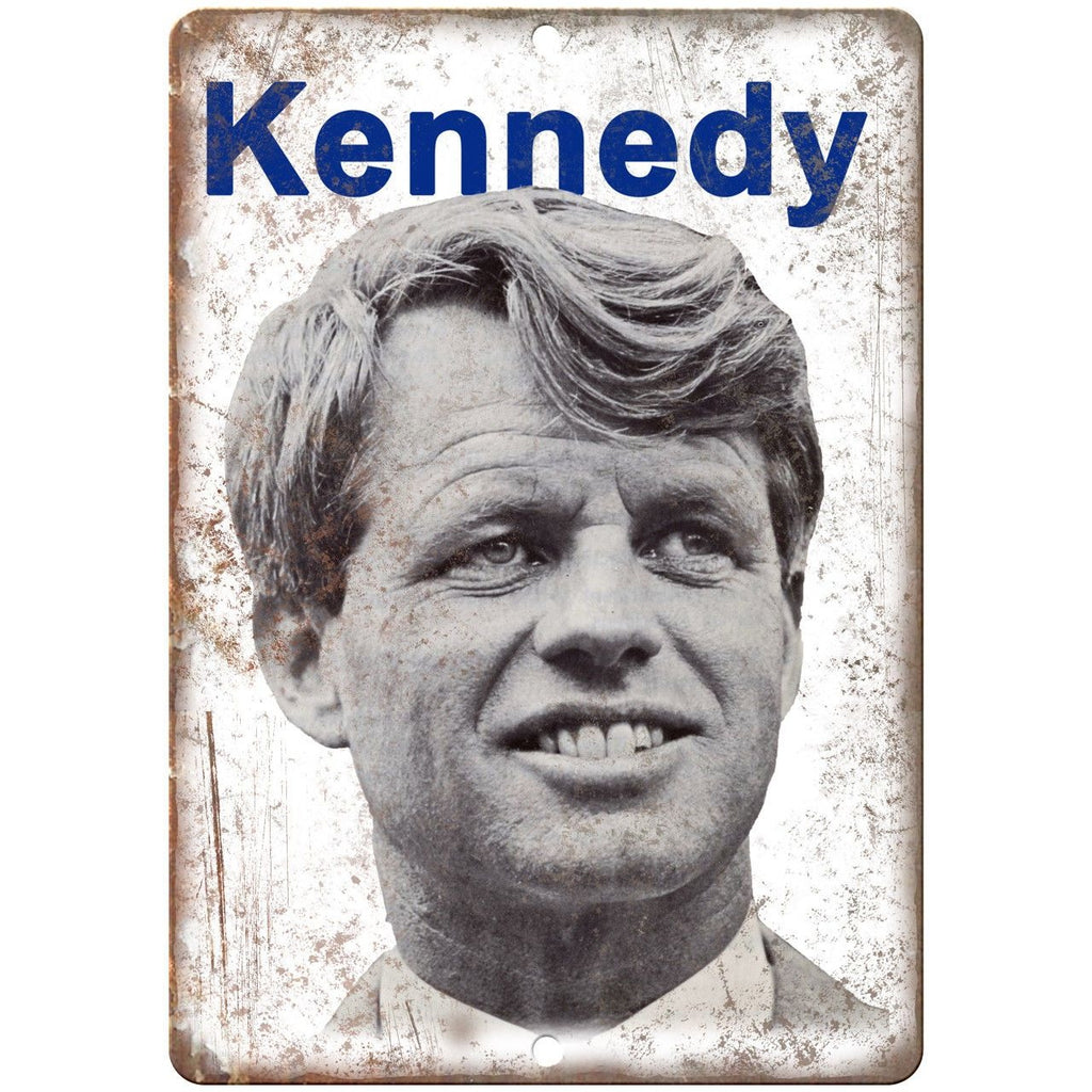 Bobby Kennedy Vintage Political Poster Ad 10" X 7" Reproduction Metal Sign ZC08
