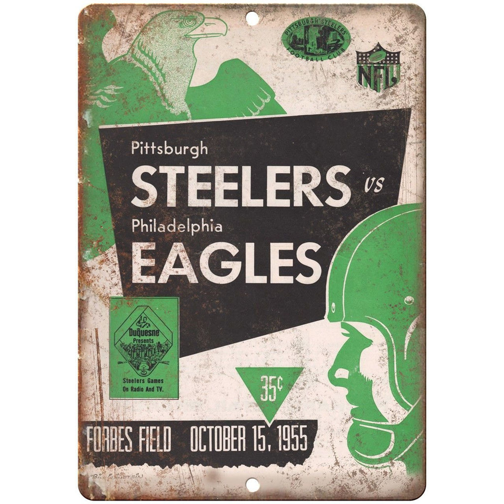 1995 Philadelphia Eagles Vintage Football 10 x 7 Reproduction Metal –  Rusty Walls Sign Shop