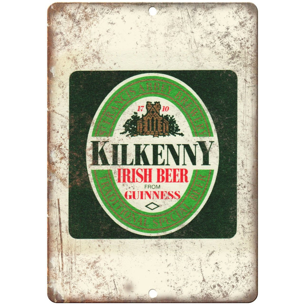 Kilkenny Irish Beer Guinness Vintage Beer 10" x 7" Reproduction Metal Sign E279