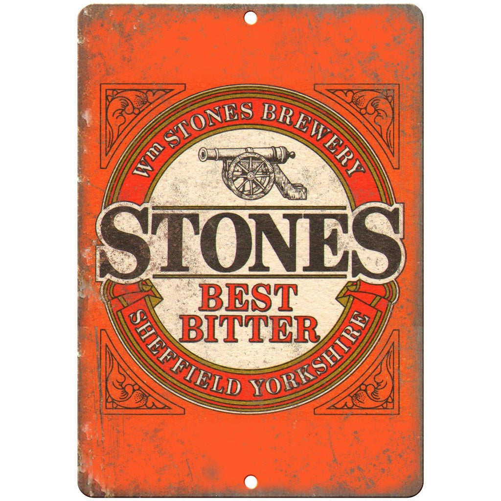 Stones Best Bitter Beer Brewery Man Cave D‚àö¬©cor Reproduction Metal Sign E137