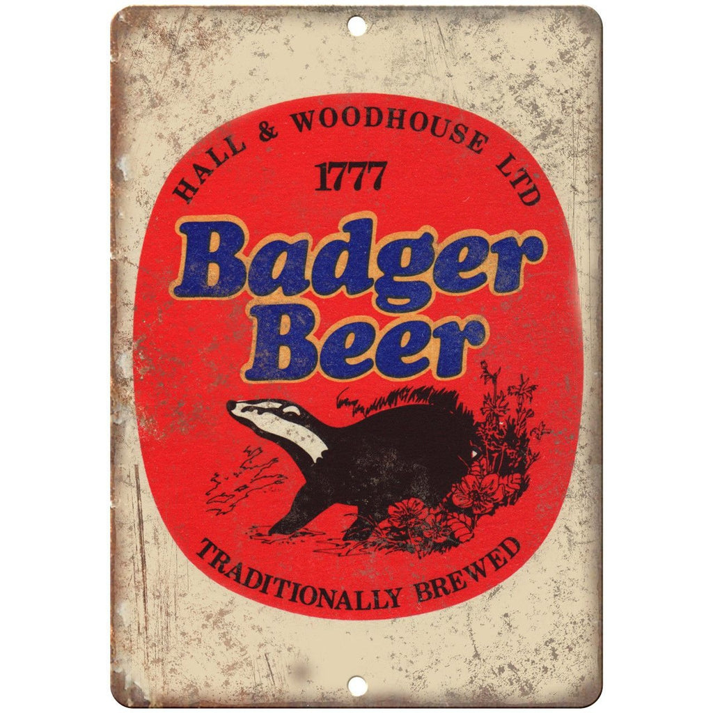 Badger Beer Hall & Woodhouse Man Cave D√©cor Ad Reproduction Metal Sign E141