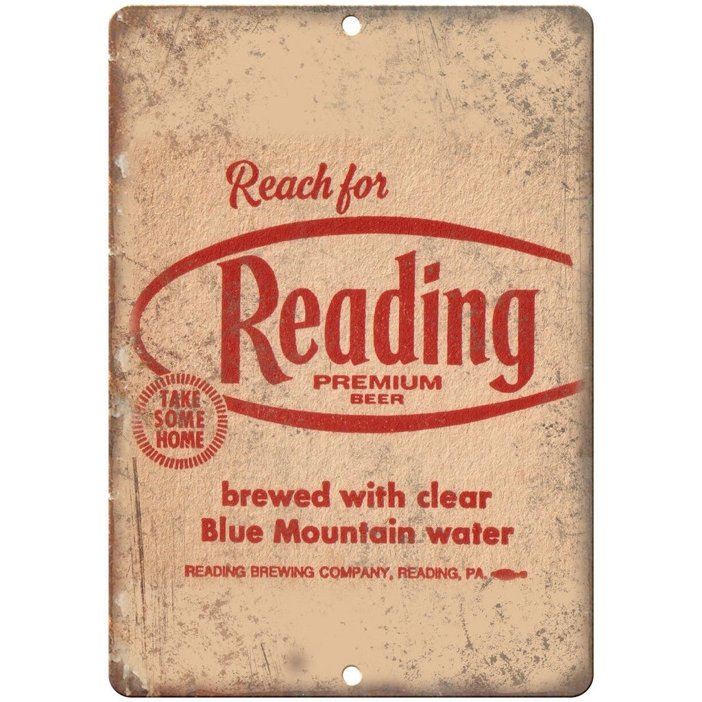 Reading Premium Beer Reading Pa Man Cave D‚àö¬©cor Reproduction Metal Sign E152