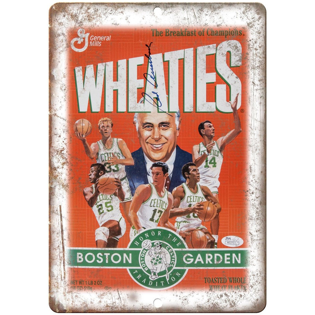 General Mills Wheaties Cereal Box Ad 10" X 7" Reproduction Metal Sign N108