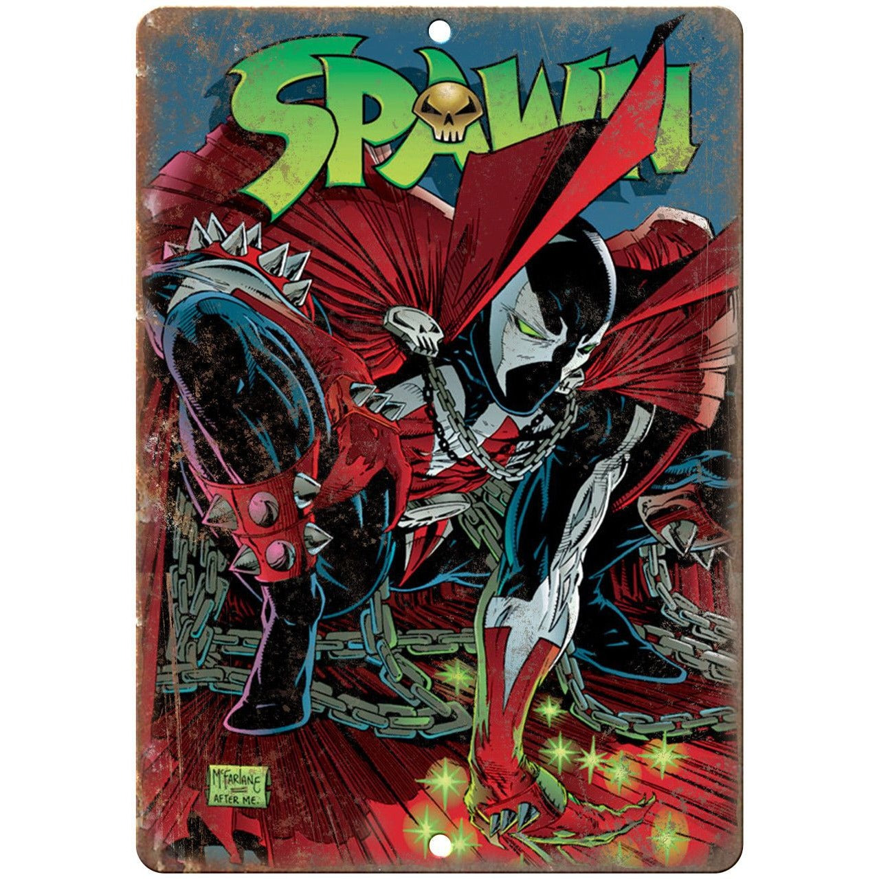 Spawn Comic Clock Spawn Comic Book Art