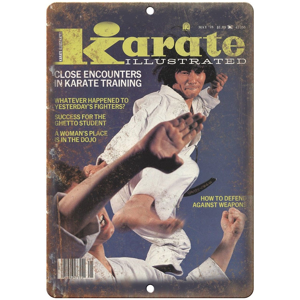 1978 Karate Illustrated Martial Arts Magazine 10"x7" Reproduction Metal Sign X70