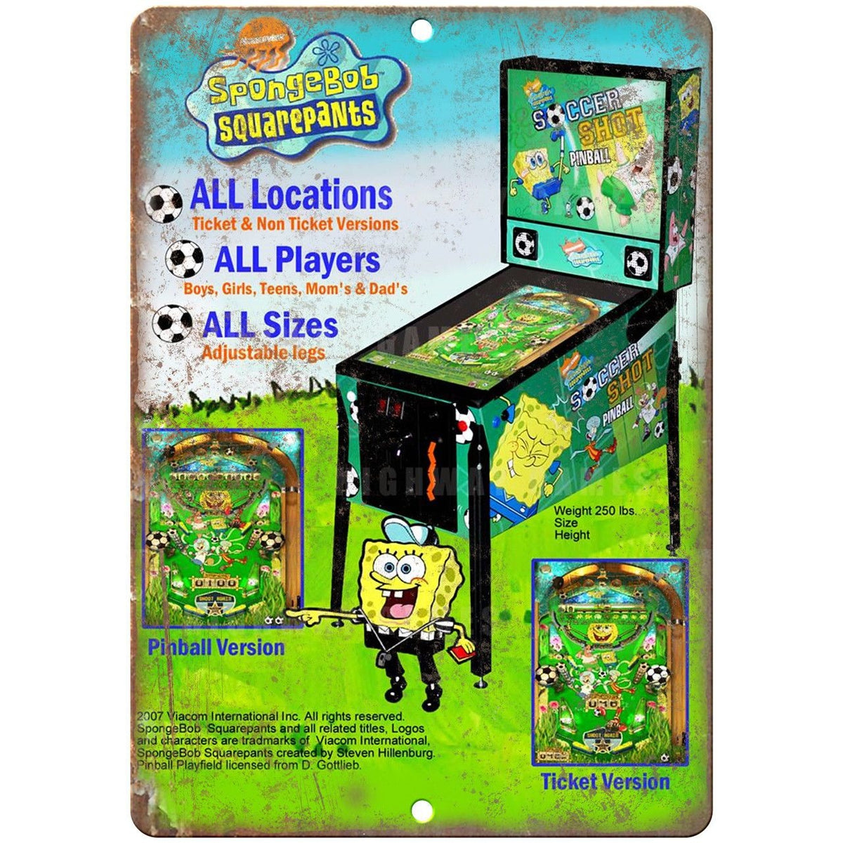 SpongeBob Pinball Machine Ad 9
