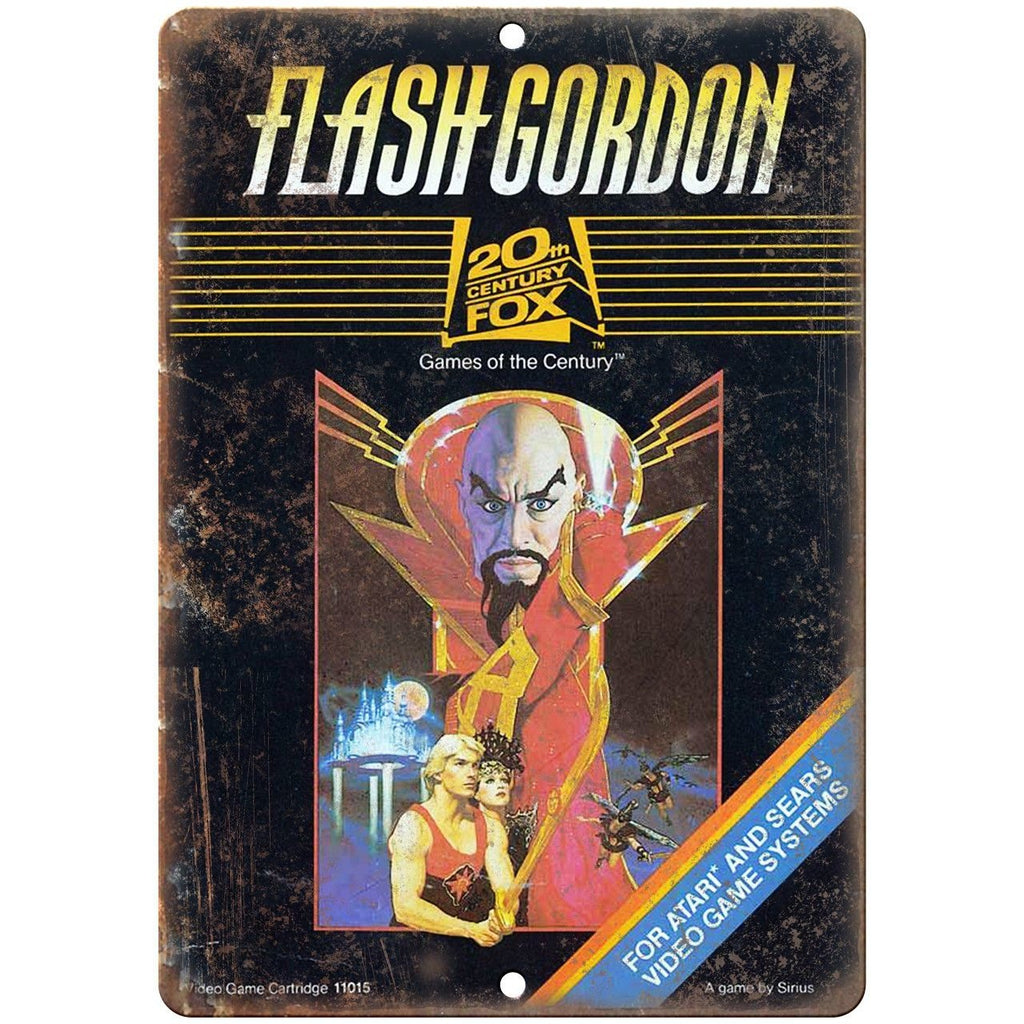 Flash Gordon 20th Century Fox Atari Sears 10" x 7" Reproduction Metal Sign G180
