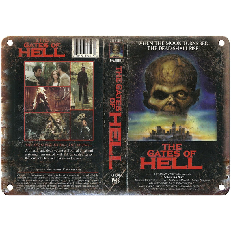 The Gates of Hell VHS Box Cover Art 9