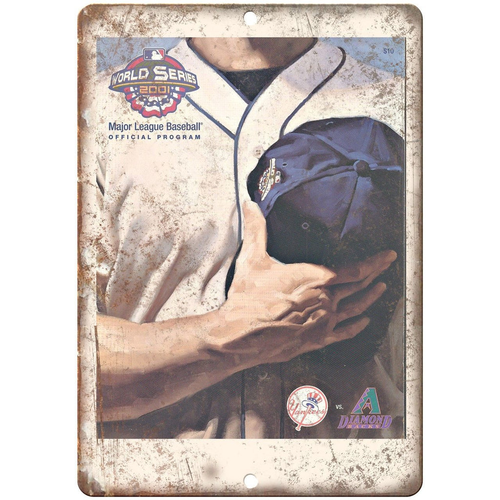 Diamond Back Yankees Baseball World Series 10" x 7" Reproduction Metal Sign X17