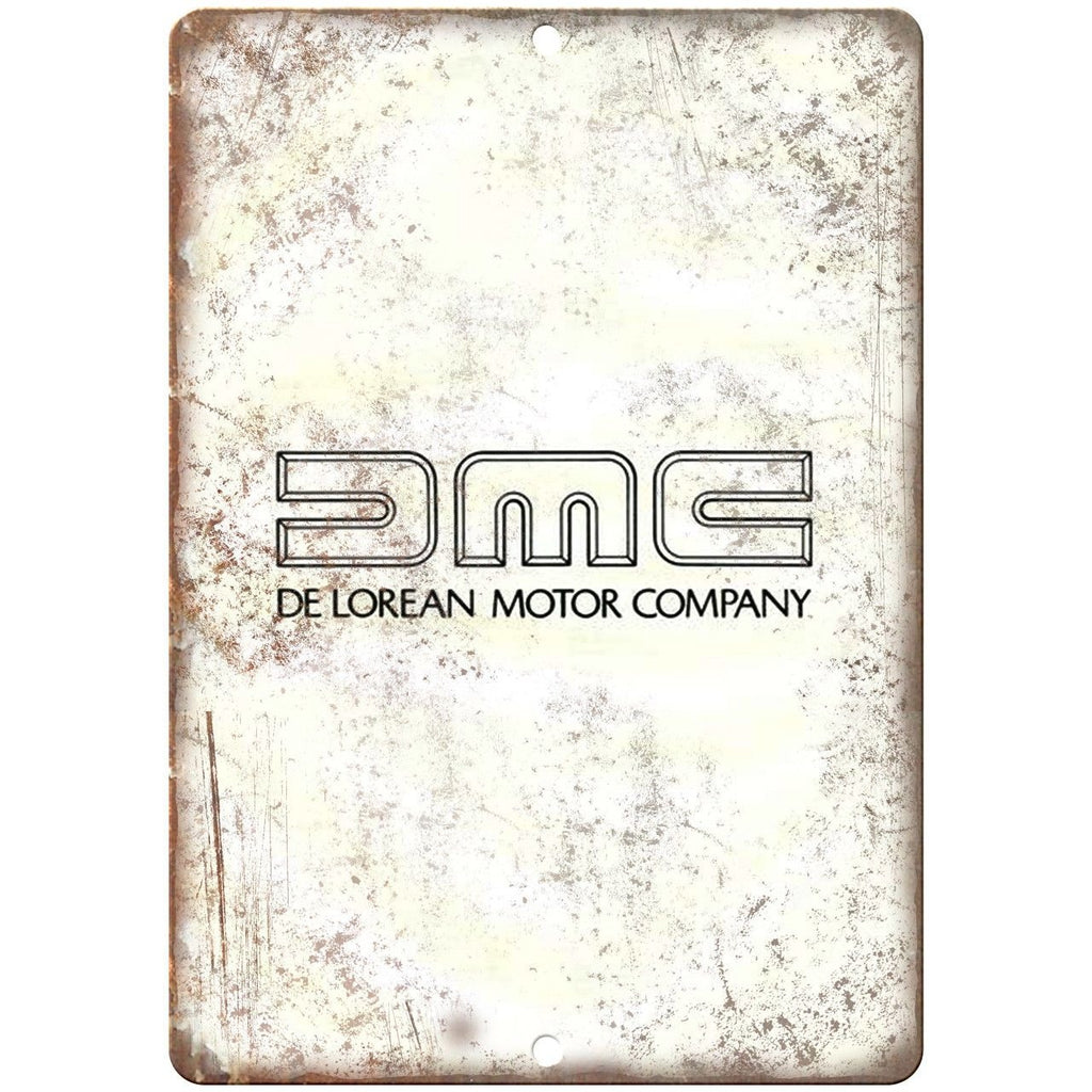 AMC DeLorean Motor Company Logo - 10" x 7" Retro Look Metal Sign