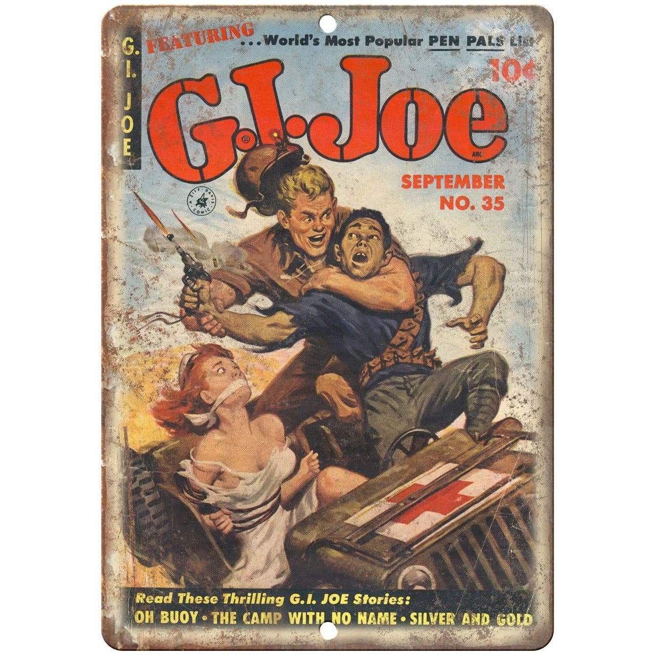 G.I. Joe Vintage Comic Book Cover Art 10