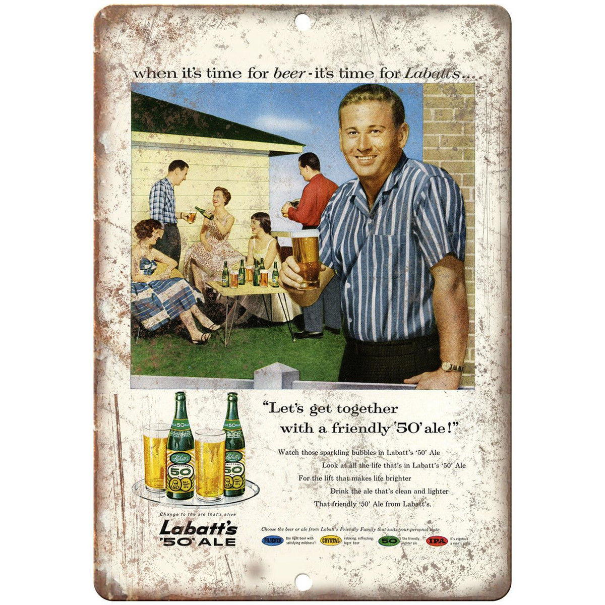 Labatt's 50 Ale Vintage Beer Ad 9