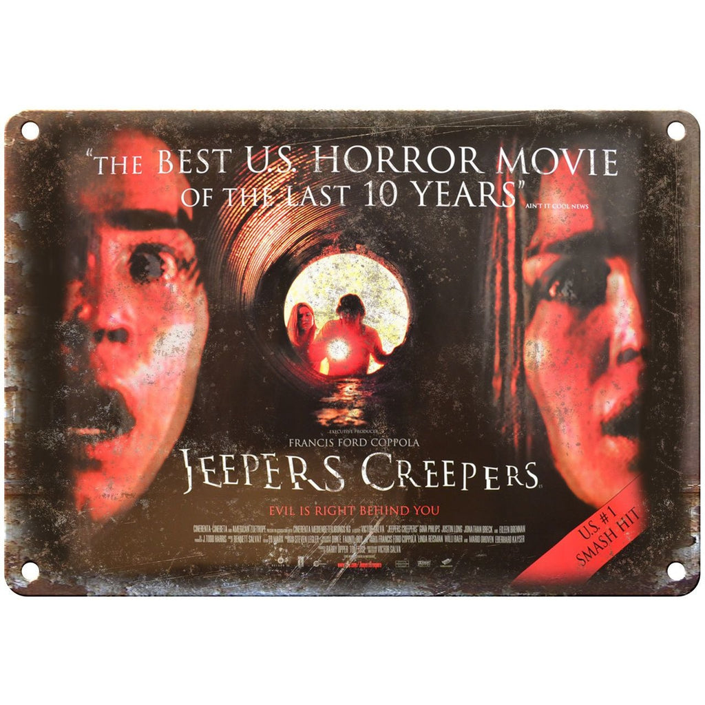 10" x 7" Metal Sign - Jeepers Creepers Francis Coppola - Vintage Reproduction