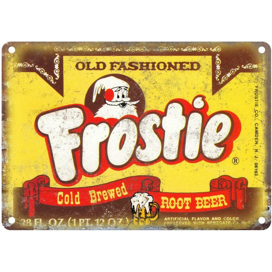 Frostie Old Fashioned Rood Beer 10" x 7" Reproduction Metal Sign N08