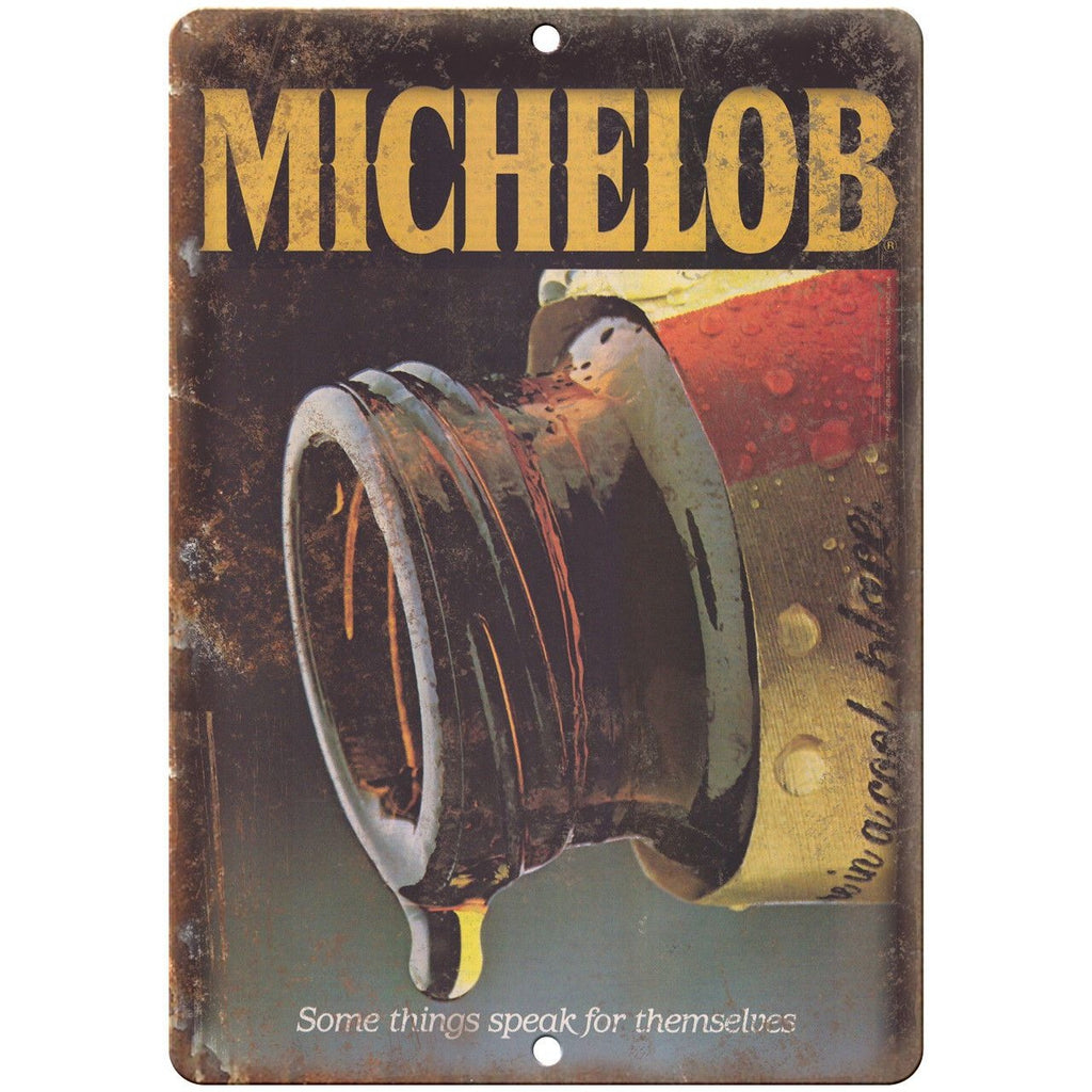 Michelob Beer Vintage Magazine Ad 10" x 7 " Reproduction Metal Sign E28
