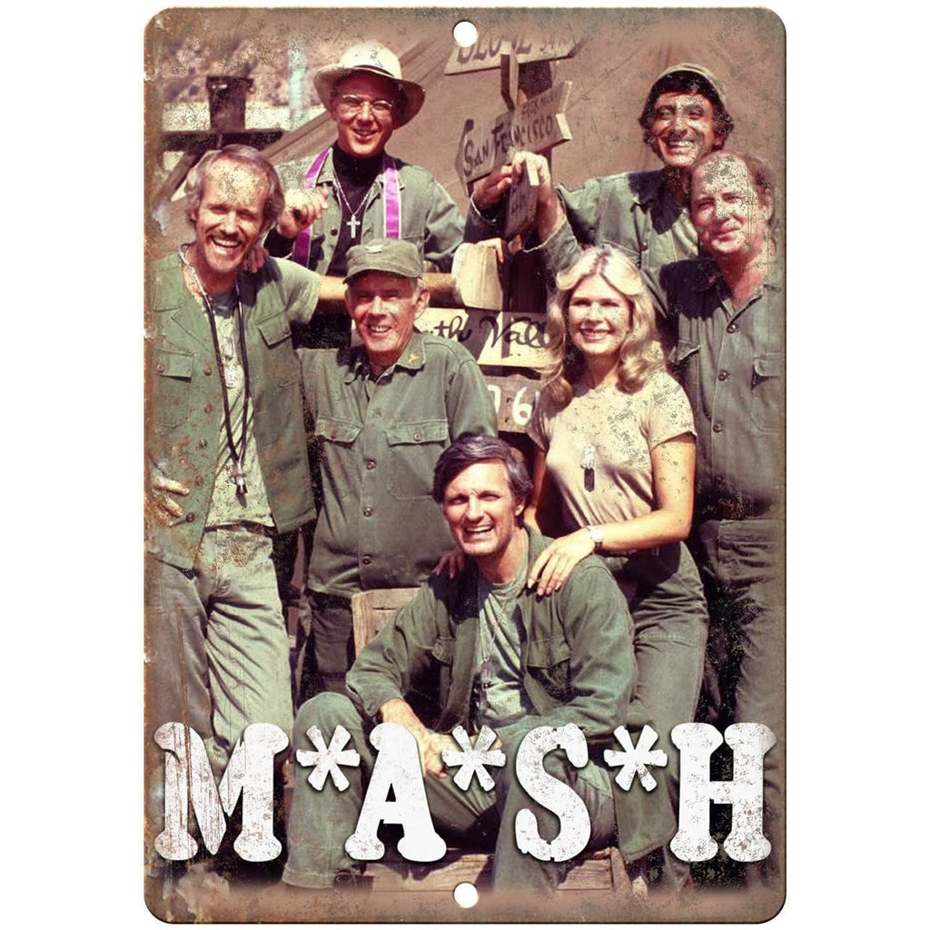 MASH 1970's Army TV Show Vintage Ad 10" x 7" Reproduction Metal Sign I33