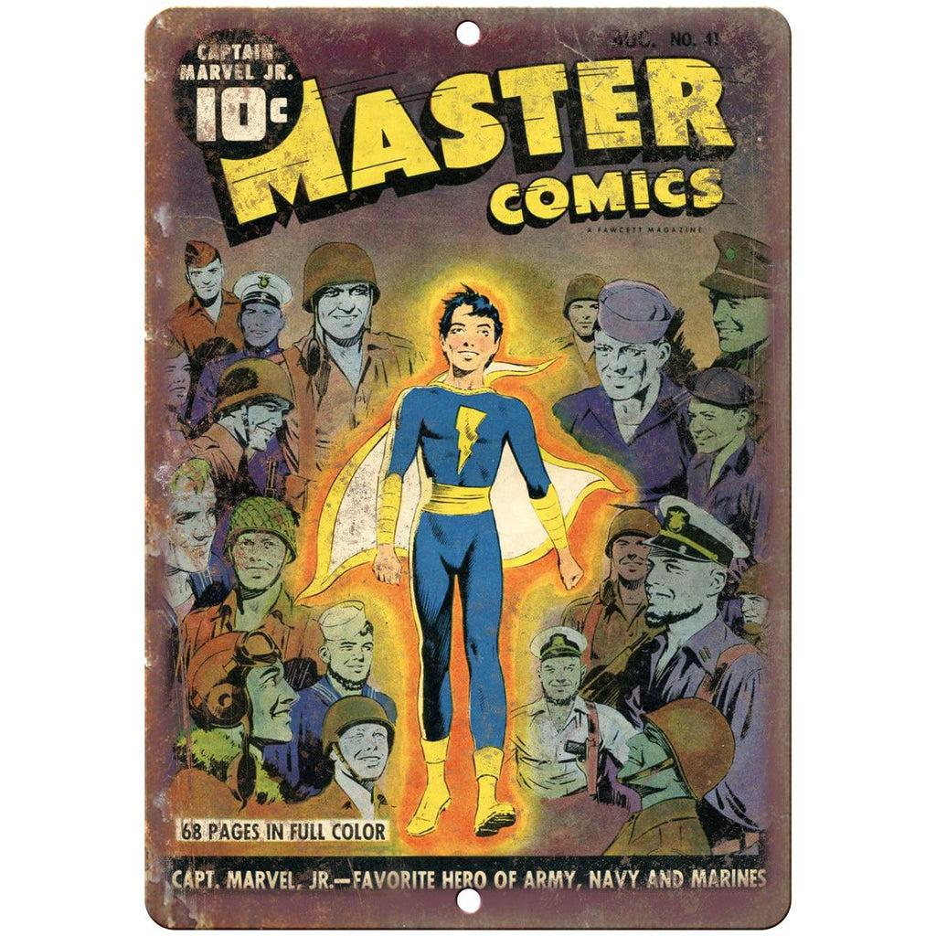 Master Comics No 41 Book Cover Vintage Art 10" x 7" Reproduction Metal Sign J693