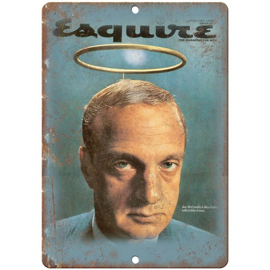 Esquire Magazine Cover George Lois 1968 10" x 7" Reproduction Metal Sign D06